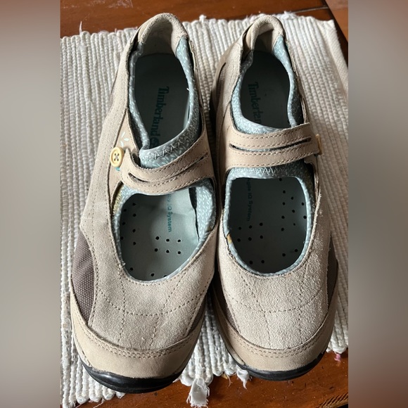 Timberland Womens Brown Tan Mary Jane Walking Flat - Picture 1 of 8